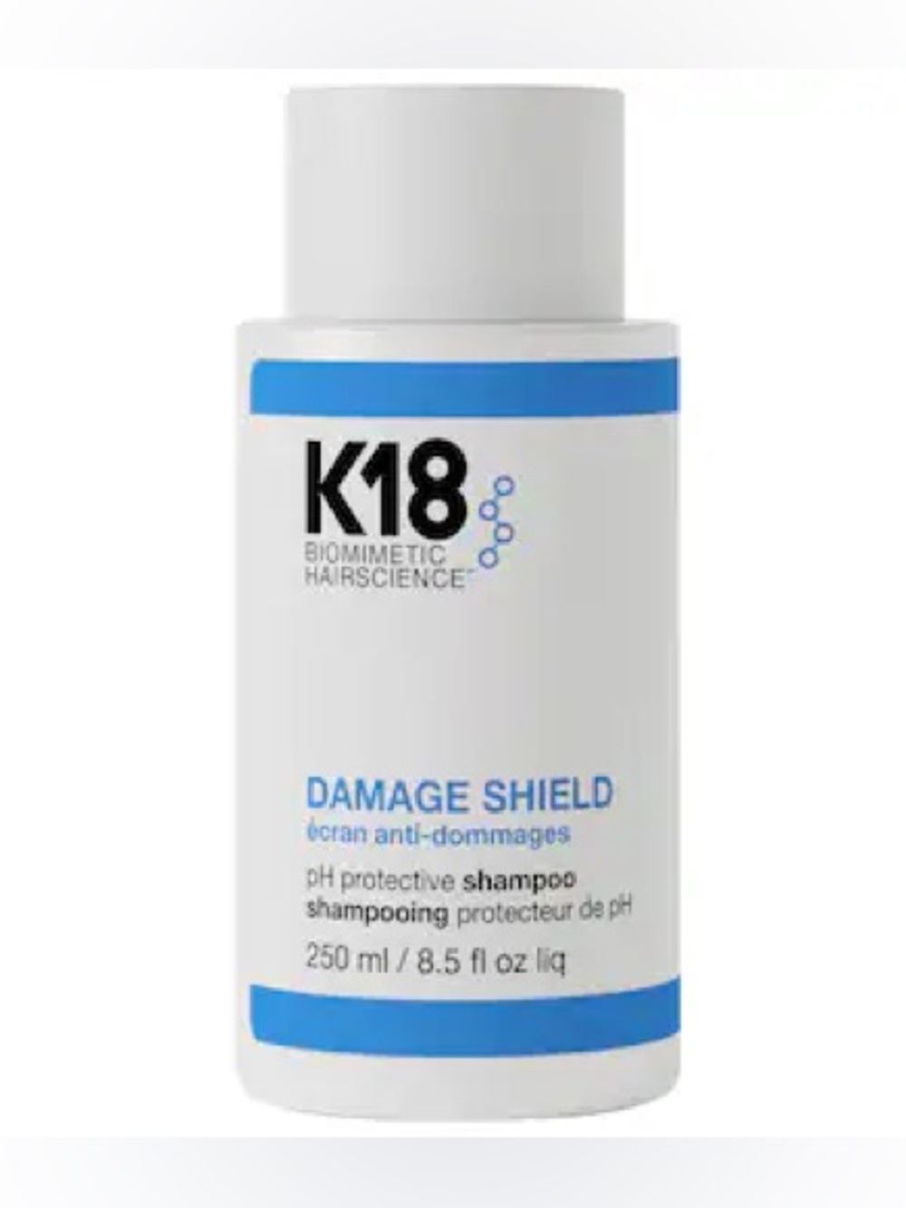 K18 Damage Shield pH Protective Shampoo - White/Blue NWT